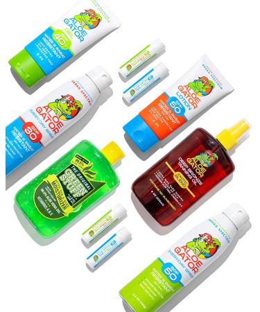 Aloe Gator Sunscreen Lotion SPF 50 Paraben Free & Alcohol Free - 3 Oz - Buy Online on GoSupps.com