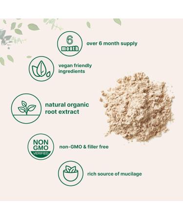 Organic Marshmallow Root Tea Powder 4oz - Digestive Support, Filler-Free & Non-GMO - Vegan-Friendly - Buy Online on GoSupps.com