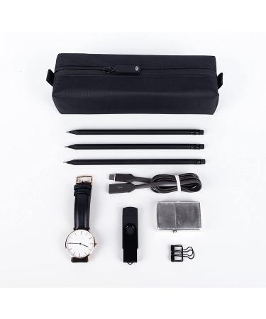 Comfyable Small Orange Toiletry Bag for Men - Water-Resistant Mini Essentials Dopp Kit for Electronics, Tech, Gym - Pencil Case Organizer - Buy Online on GoSupps.com