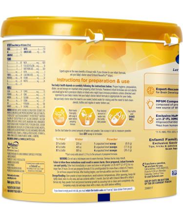 Enfamil NeuroPro Infant Formula 20.7 Oz - Triple Prebiotic Blend  2'FL HMO  Omega-3 DHA  Non-GMO - Buy Online on GoSupps.com