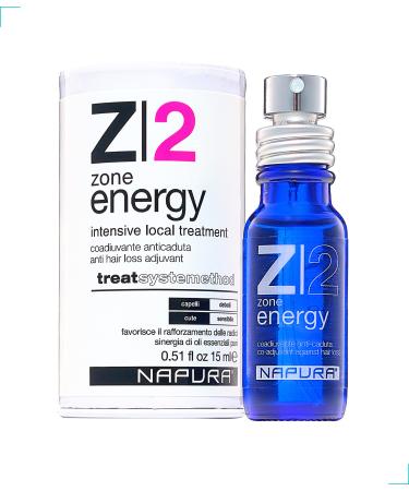Z2 Hair Growth Serum - 0.51 fl oz - Natural Scalp Treatment for Hair Regrowth - Powerful Hair Loss Solution for Women and Men - Intensive Strengthening with Rosemary  Eucalyptus  and Lavender Essential Oils by NAPURA