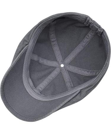 VOBOOM Cotton Flat Cap Cabbie Hat Dark Grey | Gatsby Ivy Irish Newsboy Hat - Buy Online on GoSupps.com