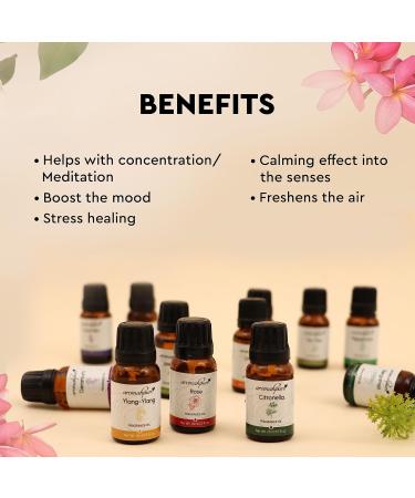Fresh & Floral Fragrance Oil Set - 12x180ml for Home Aromatherapy Diffusers Candles & Soaps | Best International Shipping - Buy Online on GoSupps.com
