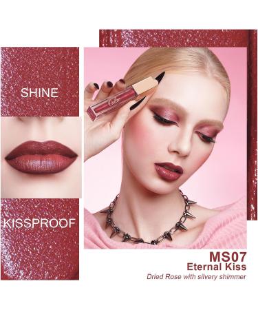 OULAC Matte Liquid Lipstick Long Lasting Lipstick Matte Finish Intense Color Lip Tint Infused with Vitamin E No Transfer Vegan 4.5ml (MS07) - Buy Online on GoSupps.com