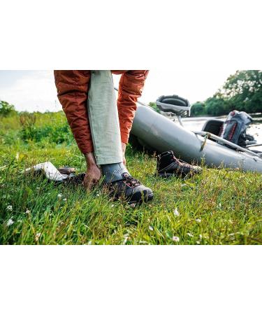 Simms Men's Guide Guard Socks - X-Large Pewter | Lightweight & Durable - Buy Online on GoSupps.com