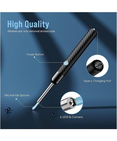 LNFHHFEC 8-Piece Ear Kit - Ear Canal Cleaner with 1080P Camera - Ear Camera for All Mobile Phones - Buy Online on GoSupps.com