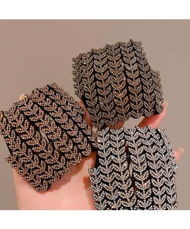 Womens Elastic Headbands - Hair Bands Stretchy Headbands - Non-Slip Hair Accessories Hair Headband Rhinestone Wheat Ears Elastic Hairbands - Buy Online on GoSupps.com