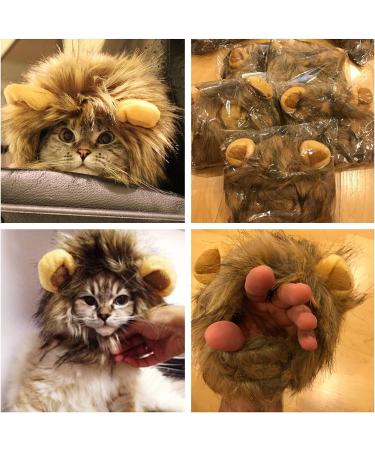 OMG Adorables Lion Mane Costume for Cat - Fun Pet Costume for Halloween and Parties - Buy Online on GoSupps.com