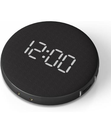 REACHER 2-in-1 Unified Loud Bed Shaker & Vibrating Alarm Clock - Black