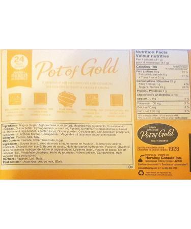 pot of gold sweet chocolate box festive holiday party gift innovative caramel collection 24 pieces 247 grams - Buy Online on GoSupps.com