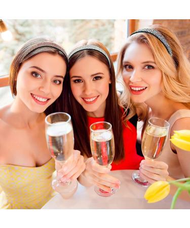 Crystal Rhinestone Hairband Set - 4Pcs Bling Headbands for Women and Girls - Buy Online on GoSupps.com