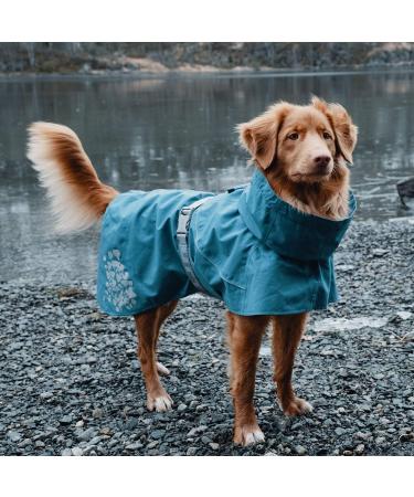 Hurtta Monsoon Dog Raincoat - Blueberry | Waterproof 35 Dog Jacket for All Weather - Buy Online on GoSupps.com