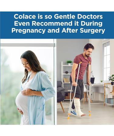 Colace Clear Stool Softener for Gentle Effective Constipation Relief #1 Doctor Recommended Stool Softener Brand Dye Free 50 mg Docusate Capsules 60 Count 60 Count (Pack of 1) - Buy Online on GoSupps.com