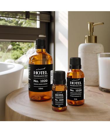 AirScent Hotel Diffuser Oil No. 1020 - Bergamot Cardamom Sandalwood - Hotel Scent Dupe - Premium Fragrance Oil for Ultrasonic and Waterless Diffusers and Crafting - 10 mL 0.34 fl oz Glass Bottle 0.34 Fl Oz (Pack of 1) - Buy Online on GoSupps.com
