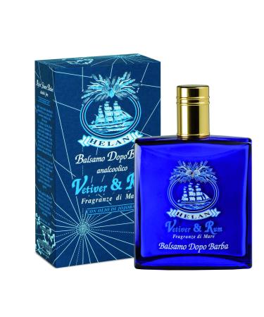 Helan - Vetiver & Rum after Shave Balm Non-Alcoholic 100 Ml.