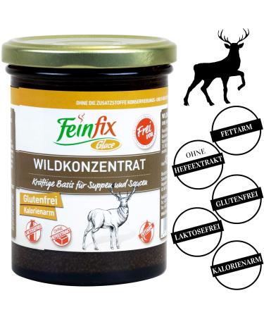 Feinfix Wild Concentrate 420g - Gluten-Free Lactose-Free Low-Calorie Soup & Sauce Base for 10 Liters | Premium Wild Fond - Buy Online on GoSupps.com