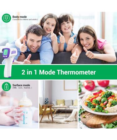 Wawech Digital Contactless Infrared Thermometer - Fast & Accurate Fever Measurement for Babies Adults & Children | Fever Alarm & Memory Function - Buy Online on GoSupps.com