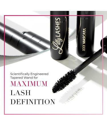 Lilly Lashes Triple X Black Mascara - Lengthening & Volumizing Liquid Lash Extensions - Buy Online on GoSupps.com