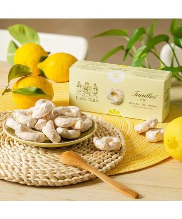 Terre des Trulli Tarallini Doux Biscuits Gla s au Citron - 4 Packets of 150g - Buy Online on GoSupps.com