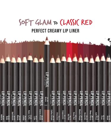 kiss new york Professional Slim Lip Pencil - Creamy Soft Lip Liner for Smooth & Long-Lasting Rich Brown Lip Color - Natural Makeup, Water-Resistant Lip Crayon - Buy Online on GoSupps.com