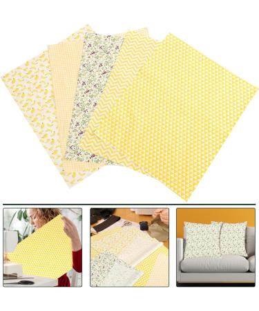 NUOBESTY 5 Sheets Printed Twill Fabric Cloth for Crafts Crafting Fabric Square Fabric Scrapbook Patchwork - Buy Online on GoSupps.com