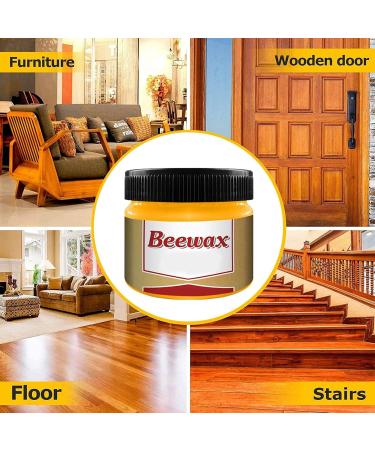5 Furniture Polishing Beewax | Wood Furniture Polish Wax - Wood Furniture Cleaner and Polish Wood Seasoning Beewax for Wood Floor 5 Pcs 80g - Buy Online on GoSupps.com