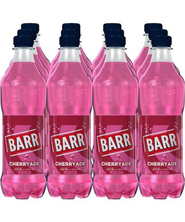 BARR Cherryade No Sugar Fizzy Drink 500ml - 12 Bottles | Refreshing Cherry Flavor - Buy Online on GoSupps.com