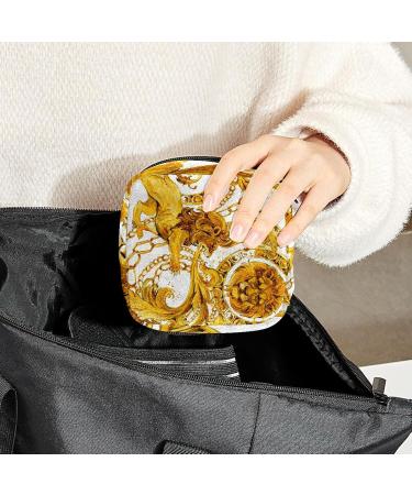 Period Pouch: Stylish Portable Tampon Storage Bag & Feminine Product Organizer - Multicolored Lion Design - Buy Online on GoSupps.com