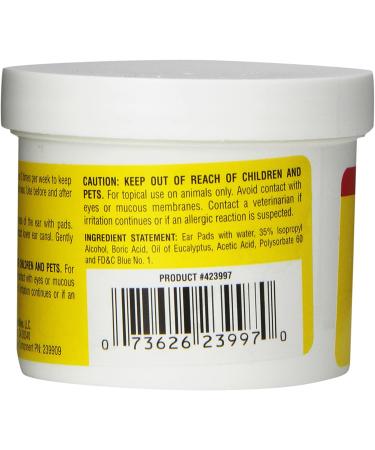 Miracle Care Ear Cleaning Pads for Dogs & Cats - 90 Pads | Gentle & Effective Ear Care - Buy Online on GoSupps.com