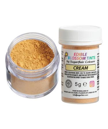 Sugarflair Cream Food Colouring Powder Dust Use on Cake Surfaces Decorations or Colour Sugarpaste Fondant Icing Chocolate Buttercream Royal Icing Macarons and More! - 5g