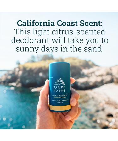 Oars + Alps Aluminum Free Deodorant for Men and Women Dermatologist Tested and Made with Clean Ingredients Vegan California Coast 1 Pack 2.6 Oz 1ct - California Coast 2.6 Ounce (Pack of 1) - Buy Online on GoSupps.com