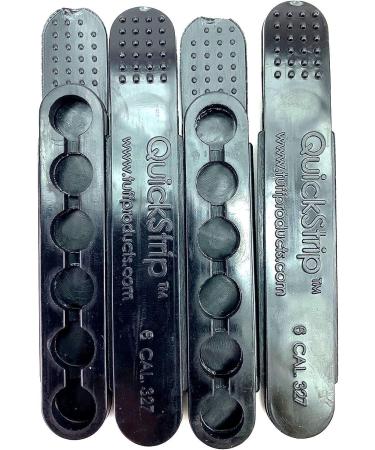 TUFF Quick Strips - Set of 4 Flexible 6 Round QuickStrips for .32 .327 9mm - Speed up Revolver Reloads - Buy Online on GoSupps.com