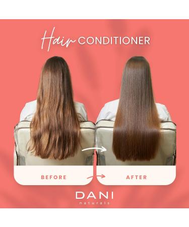 DANI Natural Nourishing Conditioner - Organic Vegan & Cruelty-Free | Sulfate & Paraben Free 12oz - Hydrate & Strengthen Hair with Coconut Hibiscus - Buy Online on GoSupps.com
