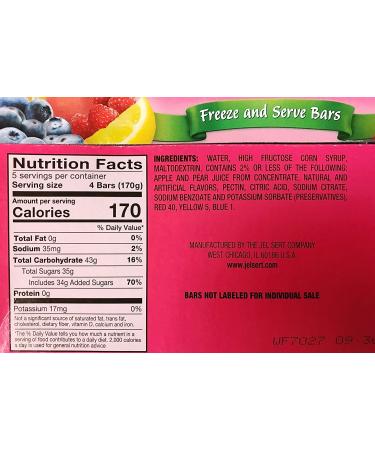 Wylers Authentic Italian Ices Assorted Berry Cherry Flavors 40 Bars (220ct) - 20 Count - Buy Online on GoSupps.com