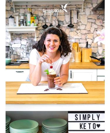 Simply Keto Drinking Chocolate (1001 Night) - Sugar-Free Cocoa Powder | 42% Cocoa | Low Carb Hot & Iced Chocolate | 180g Pack - Buy Online on GoSupps.com