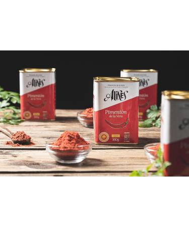 Hot Smoked Paprika Powder 160g D.O.P. - Authentic Spanish Paprika Seasoning by Pimenton de la Vera Alises - Buy Online on GoSupps.com