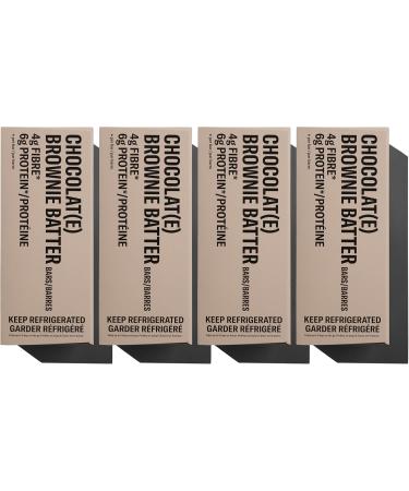 Mid-Day Squares Brownie Batter Bars 33g each 4 Packs (48 Squares) | Made with Real Chocolate 6g Plant Protein 4g Fiber Gluten Free Certified Vegan Brownie Batter 12 Count (Pack of 4)