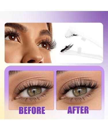Magnetic Lashes 2 Pairs Reusable Magnetic Eyelashes with Applicator No Glue Magnetic Eye lashes Natural Look without Eyeliner Magnetic Lashes Kit(magnetic lashes-DWSP+N07) CX-DWSP+N07 - Buy Online on GoSupps.com