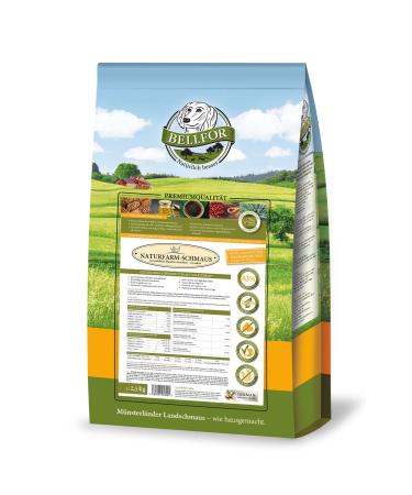 Bellfor Naturfarm-Schmaus Dry food for dogs without cereals, with insects, very digestible and without animal by-products 7.5 kg
