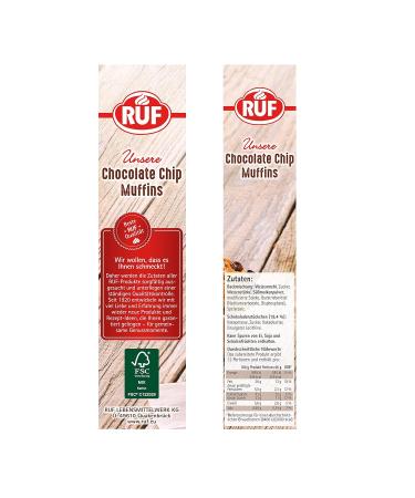 Delicious Chocolate Chip Muffins - 12 Light & Fluffy Muffins with Fruits & Nuts | 310g Pack - Perfect for Every Occasion! - Buy Online on GoSupps.com