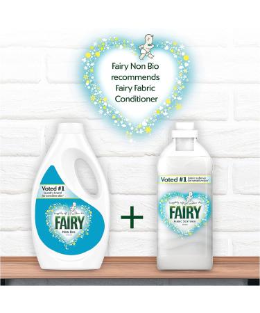 Fairy Non Bio 51 Washes Sensitive Washing Liquid 1785ml Unscented 1.79 l (Pack of 1) - Buy Online on GoSupps.com