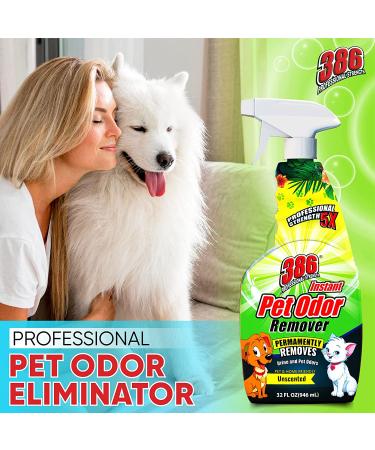 386 Professional Strength Pet Odor Eliminator - Premium Unscented Neutralizer for Dogs & Cats - Long-Lasting Multipurpose Urine Remover - Buy Online on GoSupps.com