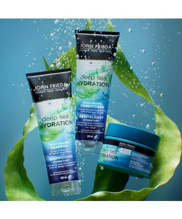 John Frieda Moisturizing Shampoo and Conditioner Set |Deep Sea Hydration Duo for Soft Silky and Hydrated Hair | Pack of 2 - Buy Online on GoSupps.com