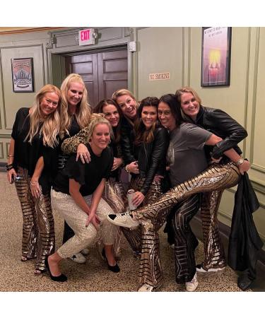 Niyokki Disco Sparkle Sequin Bell Bottom Pants - Champagne X-Large - Buy Online on GoSupps.com