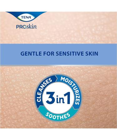TENA ProSkin Sensitive Skin Cleansing Cream 8.5 oz - Pack of 6 - Buy Online on GoSupps.com
