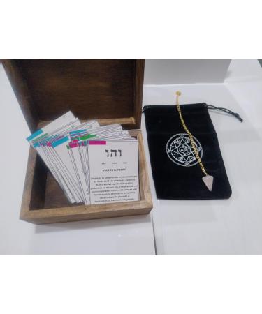 72 Names Of God Meditation Cards Wood
