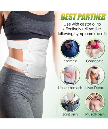 Bio-Rizinus Oil Support Belt | Adjustable Size for Belly Comfort & Digestive Health | Ideal for Seniors & Sleep Improvement - Buy Online on GoSupps.com