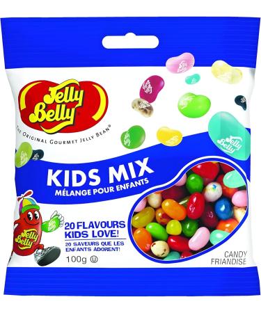 Jelly Belly 20 Flavored Kids Mix Gourmet Jelly Beans 3-Pack 100g - Christmas & Holidays Candy Vegan Candy Dairy Free Snacks Kosher Candy Gluten Free Bulk Candy Stocking Stuffers for Teens - Buy Online on GoSupps.com