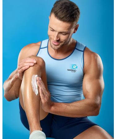 Webber Activ+ Arnica Analgesic Topical Cream with Vitamin E relieves pain articular pain stiffness muscle pain joints pain back pain contusion sprain strain inflammation sore muscles restless legs sore legs menthol cold sensation moisturizing (100ML) - Buy Online on GoSupps.com