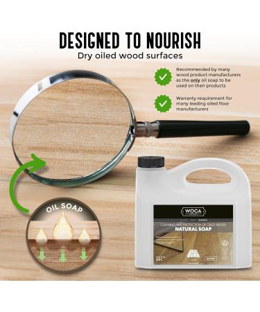 Woca Natural Soap 2.5L - Eco-Friendly Cleaning Solution for Home & Outdoors | International Shipping - Buy Online on GoSupps.com